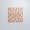 Ekena Millwork Large Garland Decorative Fretwork Wood Wall Panels, Cherry, 23 3/8"W x 23 3/8"H x 3/8"T WALW24X24X0375GRDCH - alternate 2